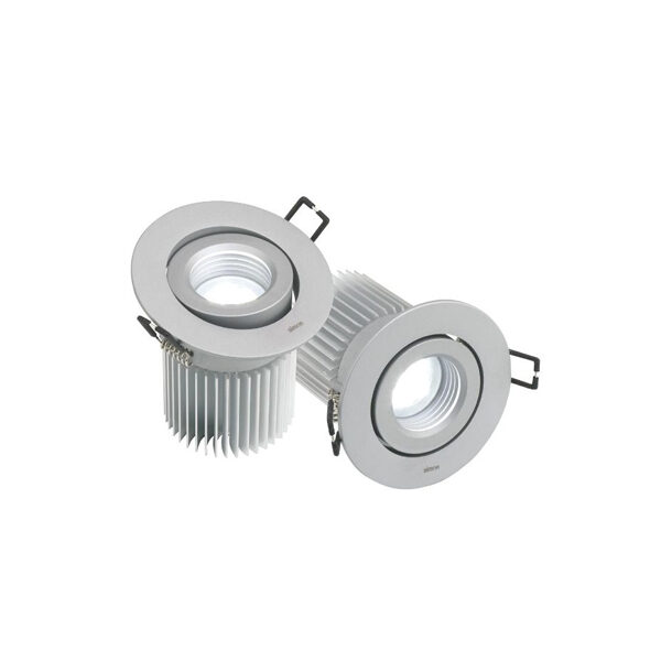 Mejor precio para Downlight 705.22 12w 400lm 3100K orientable redondo óptica 20º CRI80 aluminio SIMON 70522033-283. Desde nuestra tienda a tu casa. Envío a todo España